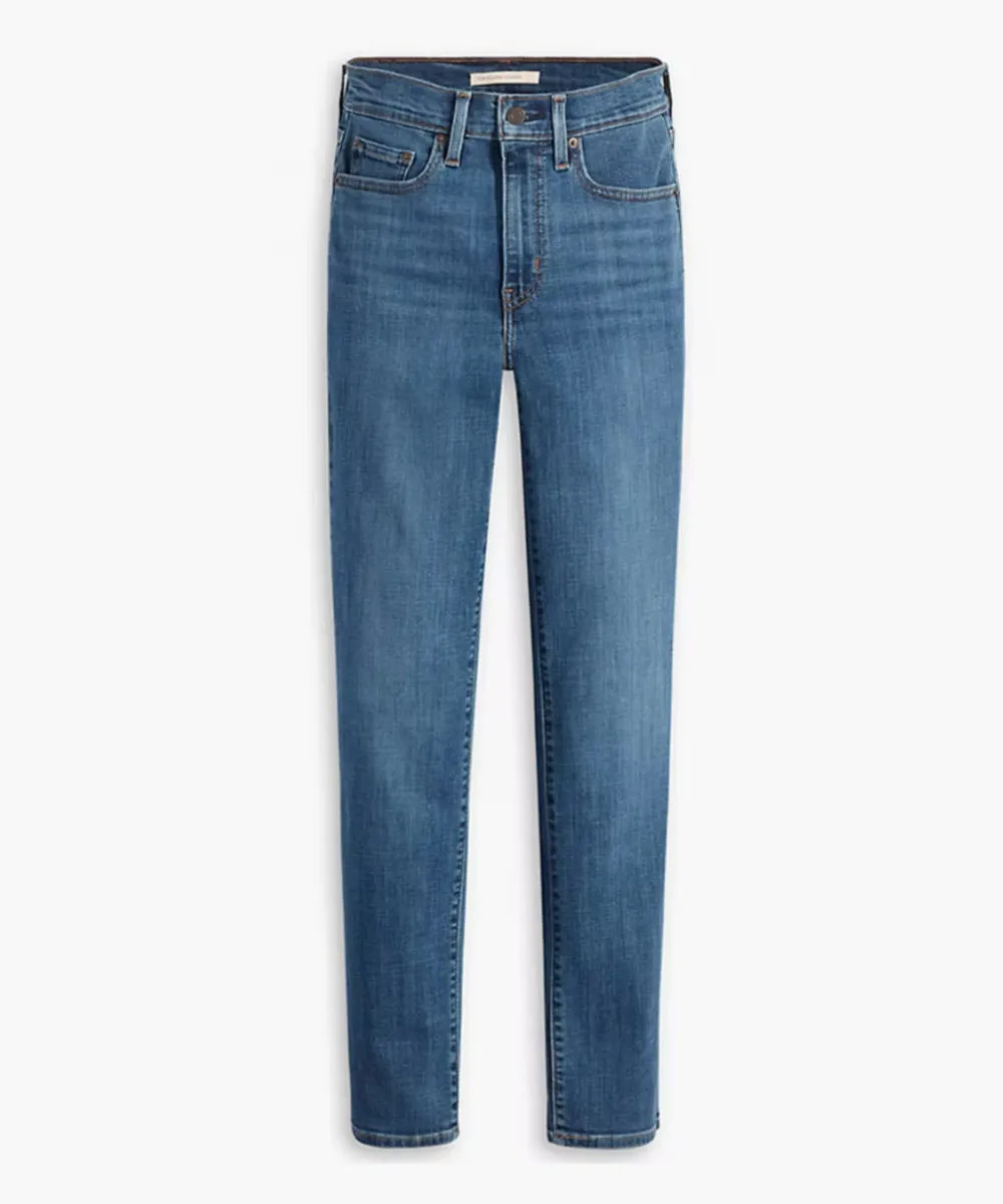 Levi's Women's 724 High Rise Slim Straight Jeans - Way Way Back Stonewash