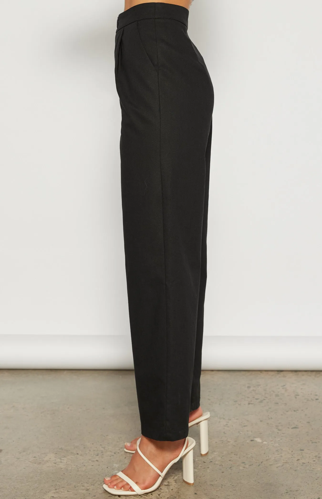 Linen Blend Wide Leg pant