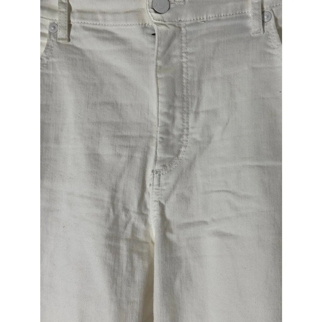 LOFT Women's White The Skinny Modern Denim Five-Pocket Jeans SZ 31