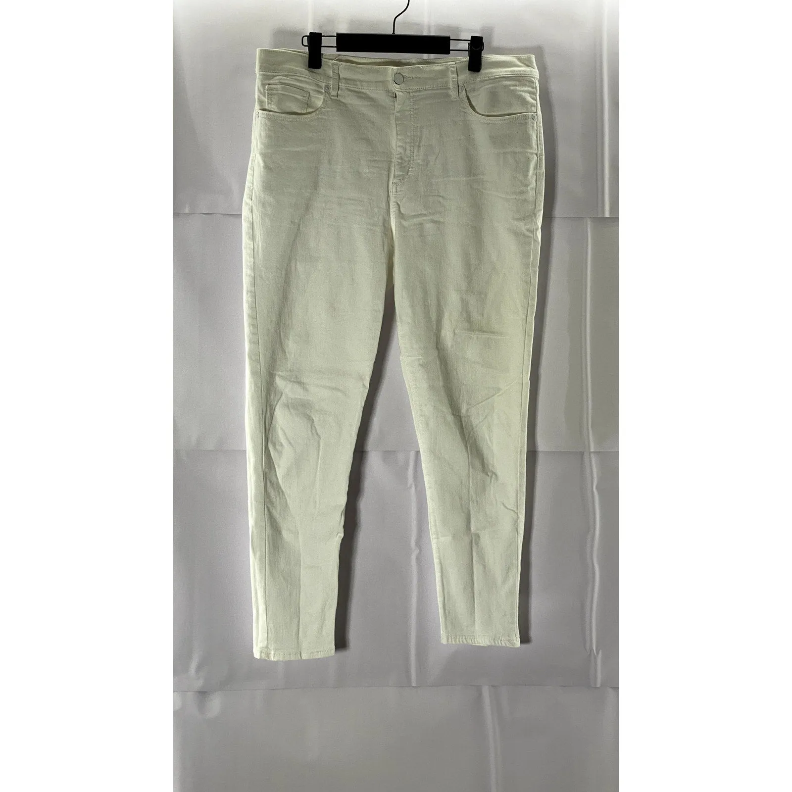 LOFT Women's White The Skinny Modern Denim Five-Pocket Jeans SZ 31
