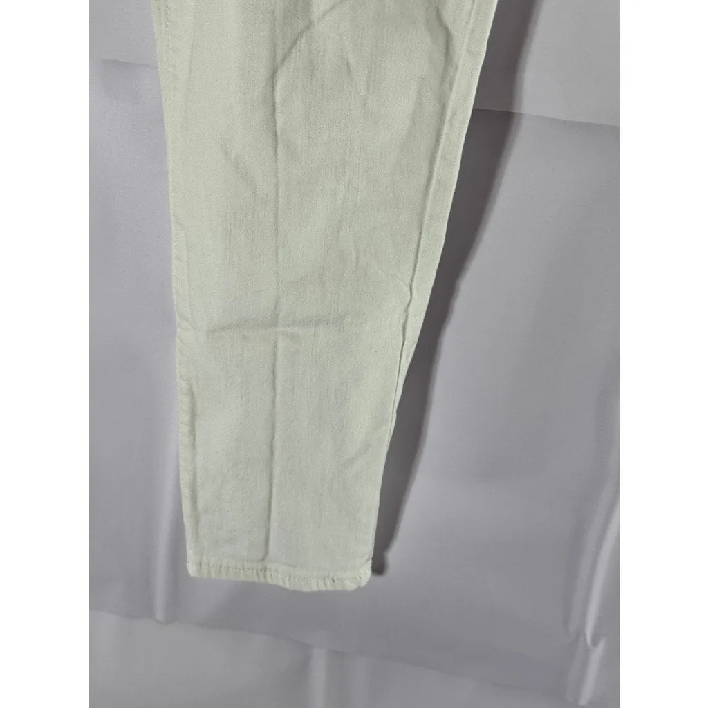 LOFT Women's White The Skinny Modern Denim Five-Pocket Jeans SZ 31
