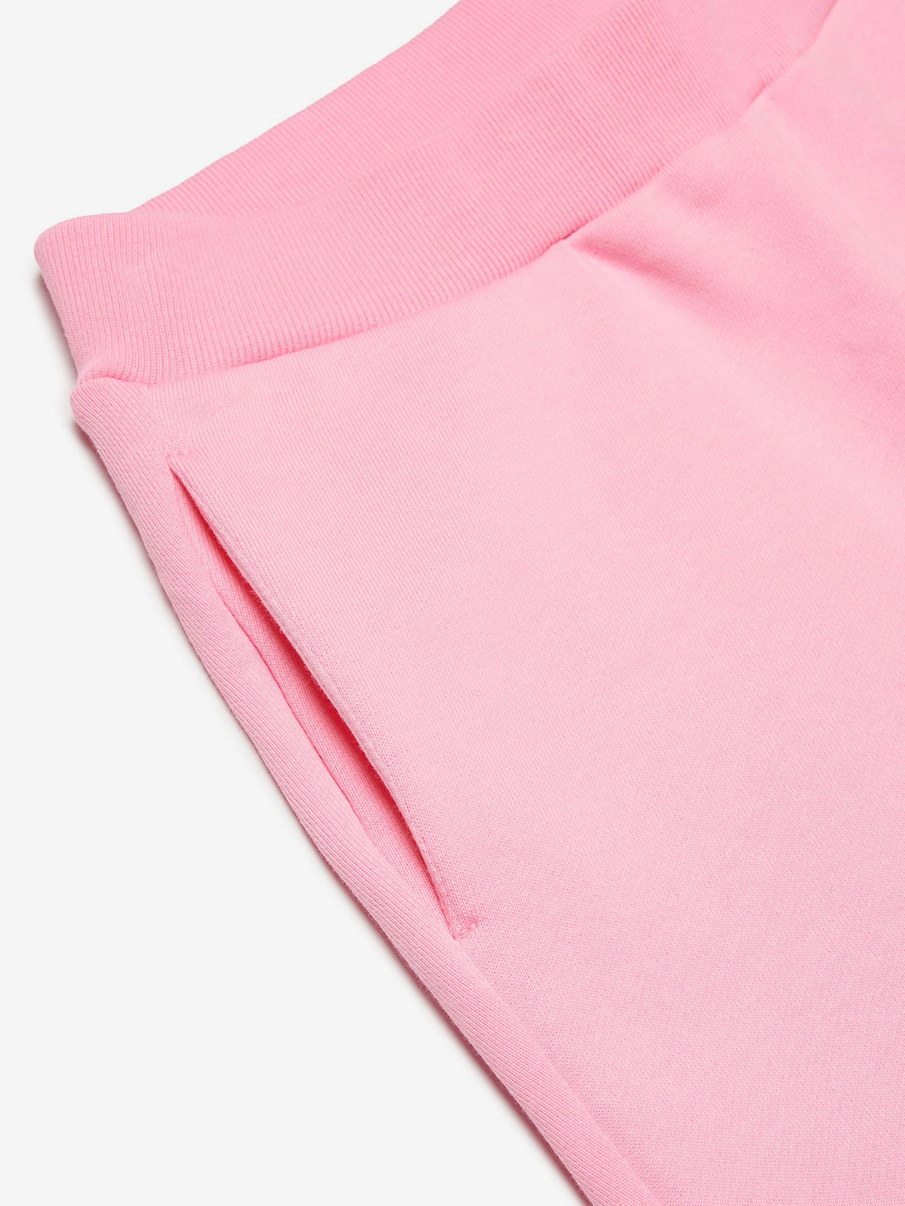 MARNI Kids Round Logo Shorts in Pink