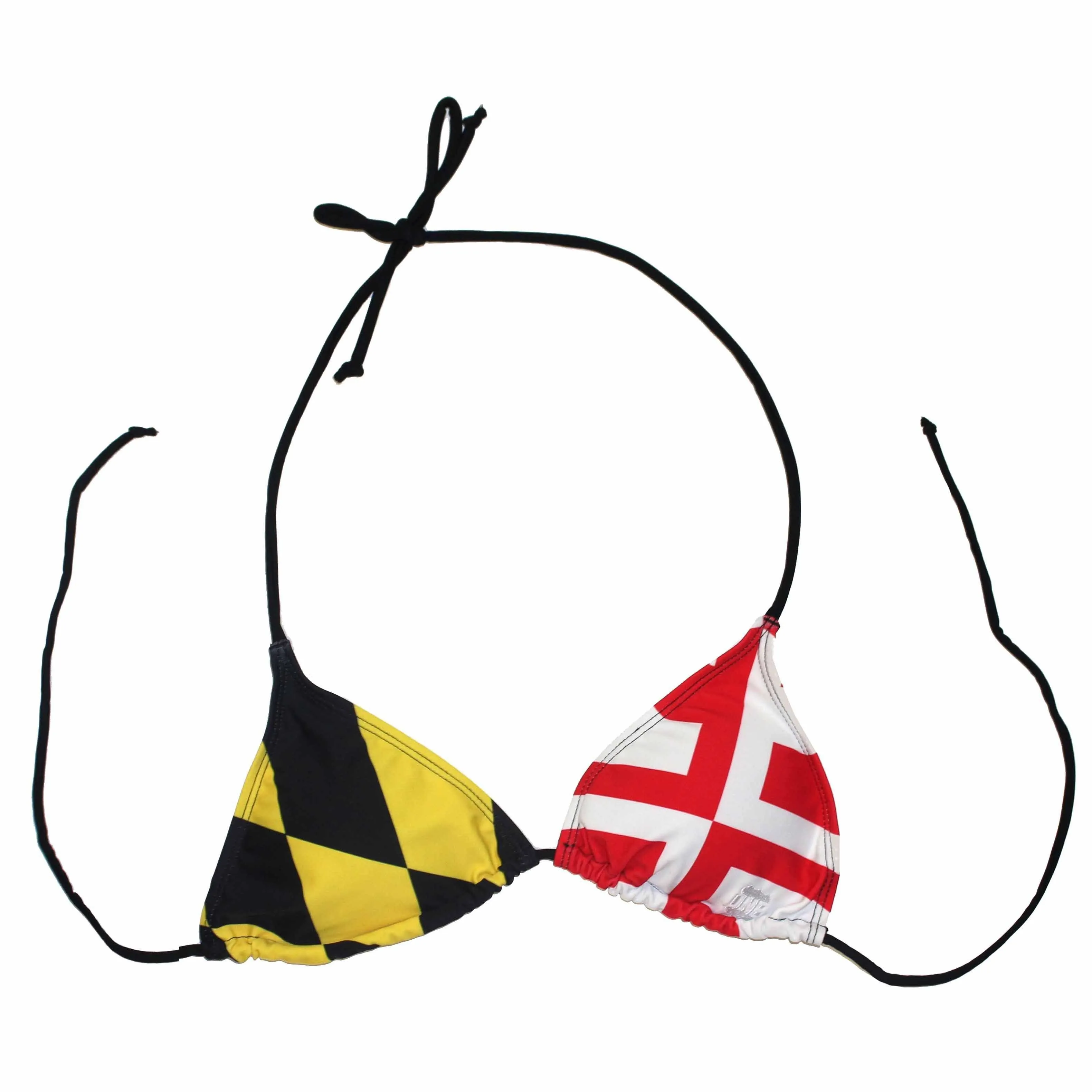 Maryland Flag (Black Strings) / Bikini Top