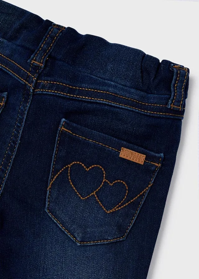 Mayoral Baby Girls Jeans In Colour Superoscur (Dark Navy) : Size 6m to 24m