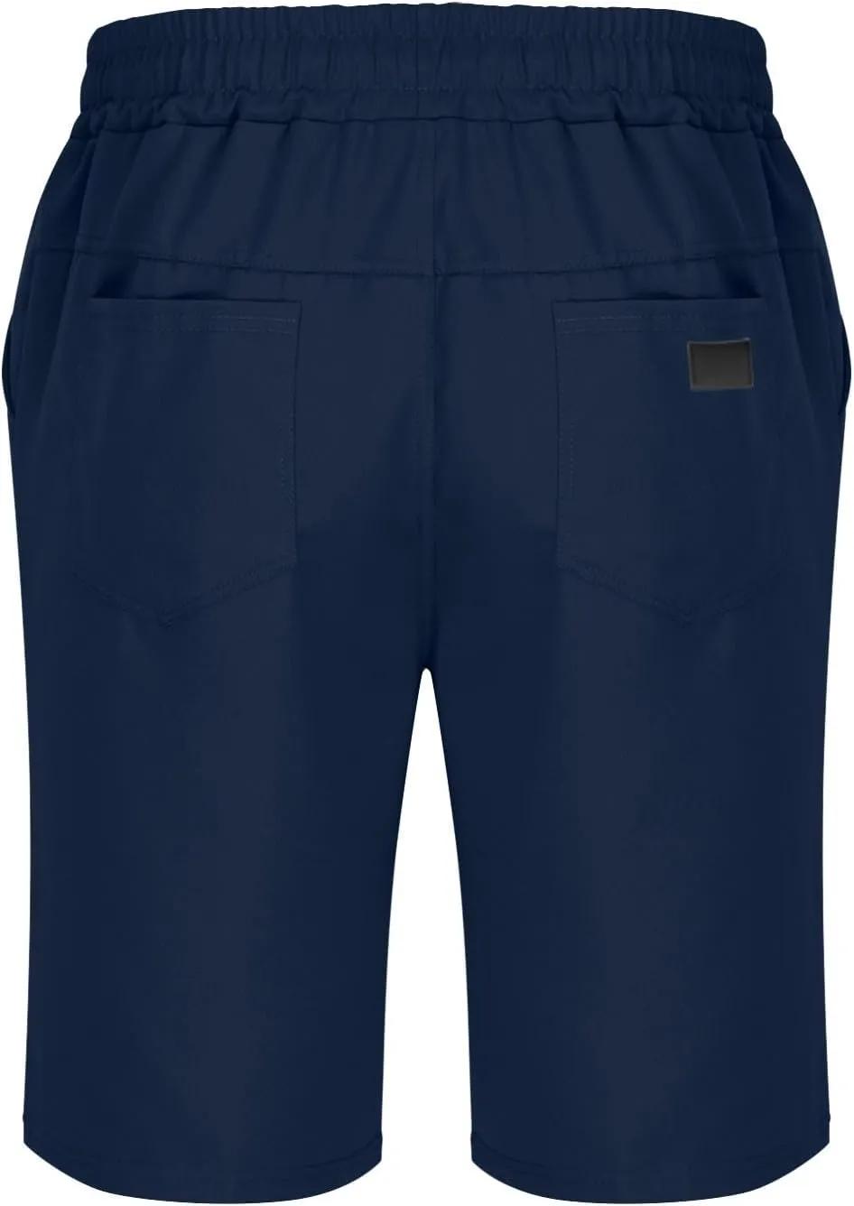 Mens Casual Shorts - Cotton Drawstring Cargo Shorts Summer Beach Stretch Twill Chino Golf Shorts Comfy Beach Outfits