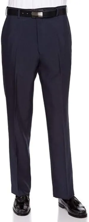 Men's Flat Front Dress Pant Modern Fit - Perfect for Every Day! - Navy