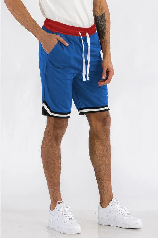 Men's Lime Green Athletic Basketball Sports Shorts