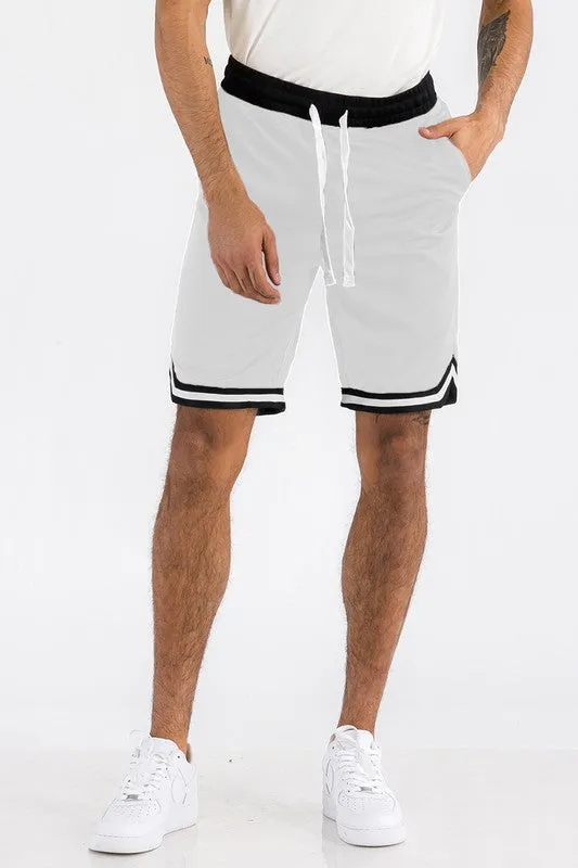 Men's Lime Green Athletic Basketball Sports Shorts