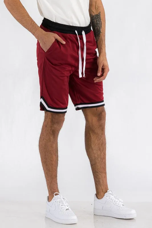 Men's Lime Green Athletic Basketball Sports Shorts