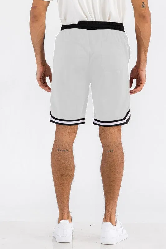 Men's Lime Green Athletic Basketball Sports Shorts
