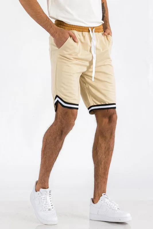 Men's Lime Green Athletic Basketball Sports Shorts