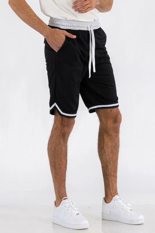Men's Lime Green Athletic Basketball Sports Shorts