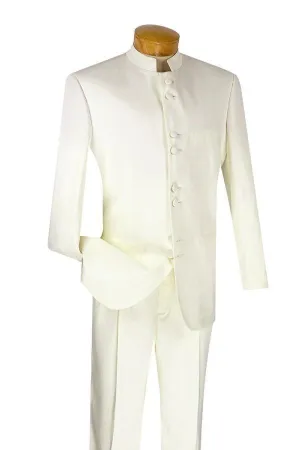 Men's Regular Fit Tuxedo 2 Piece 8 Buttons in Ivory