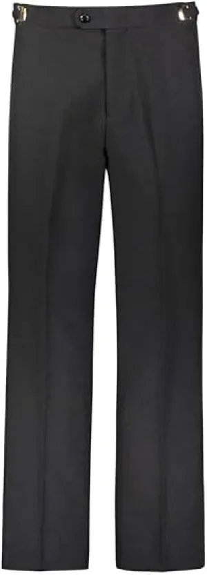 Men's Tuxedo Pants Side Satin Stripe - Pleated Or Flat Front