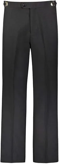 Men's Tuxedo Pants Side Satin Stripe - Pleated Or Flat Front