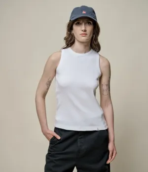 Merz b. Schwanen Ribbed Tanktop - White