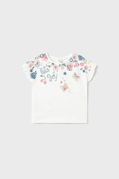 mini girl blooms tshirt