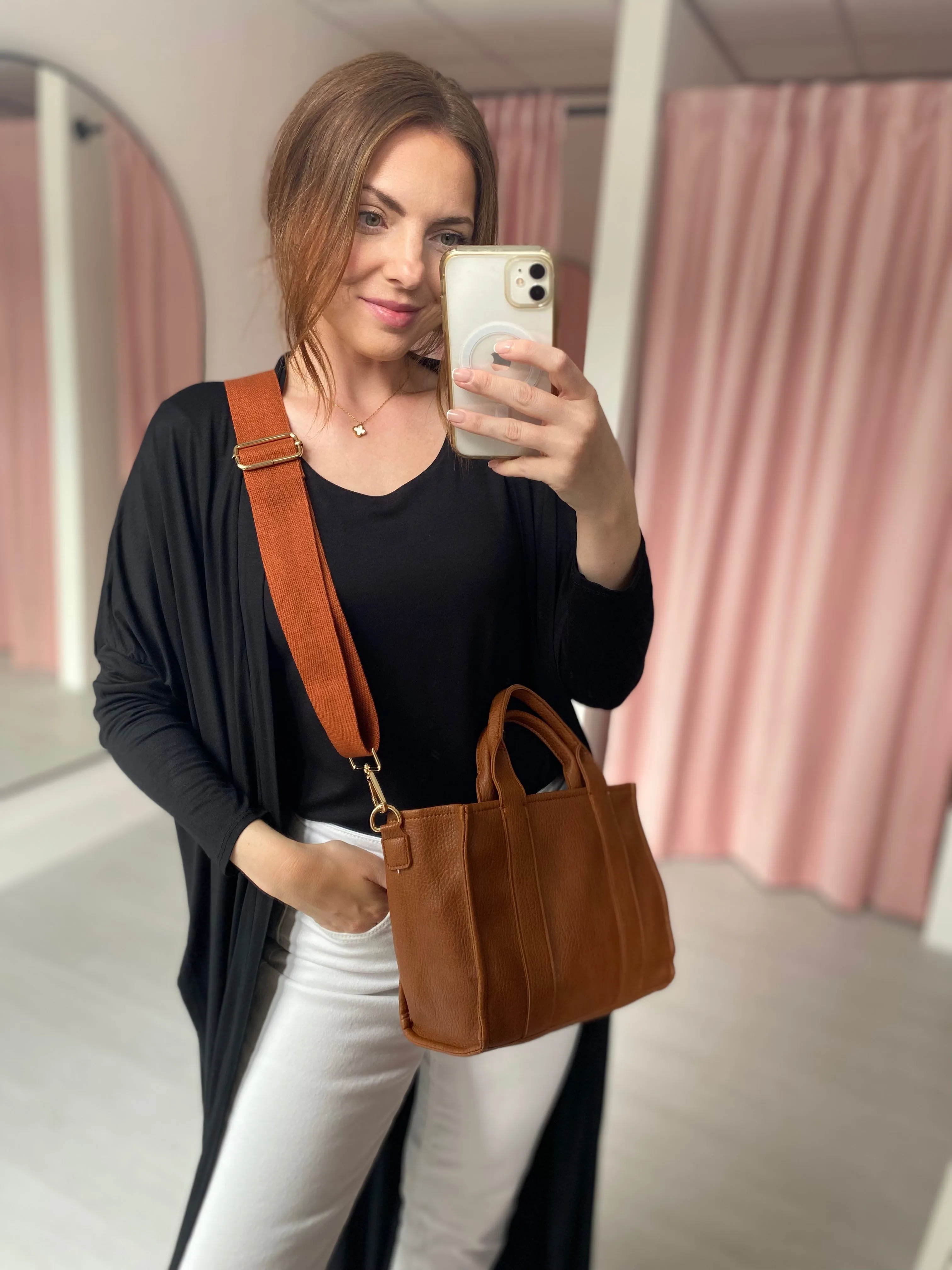 Mini Tote Bag - Tan