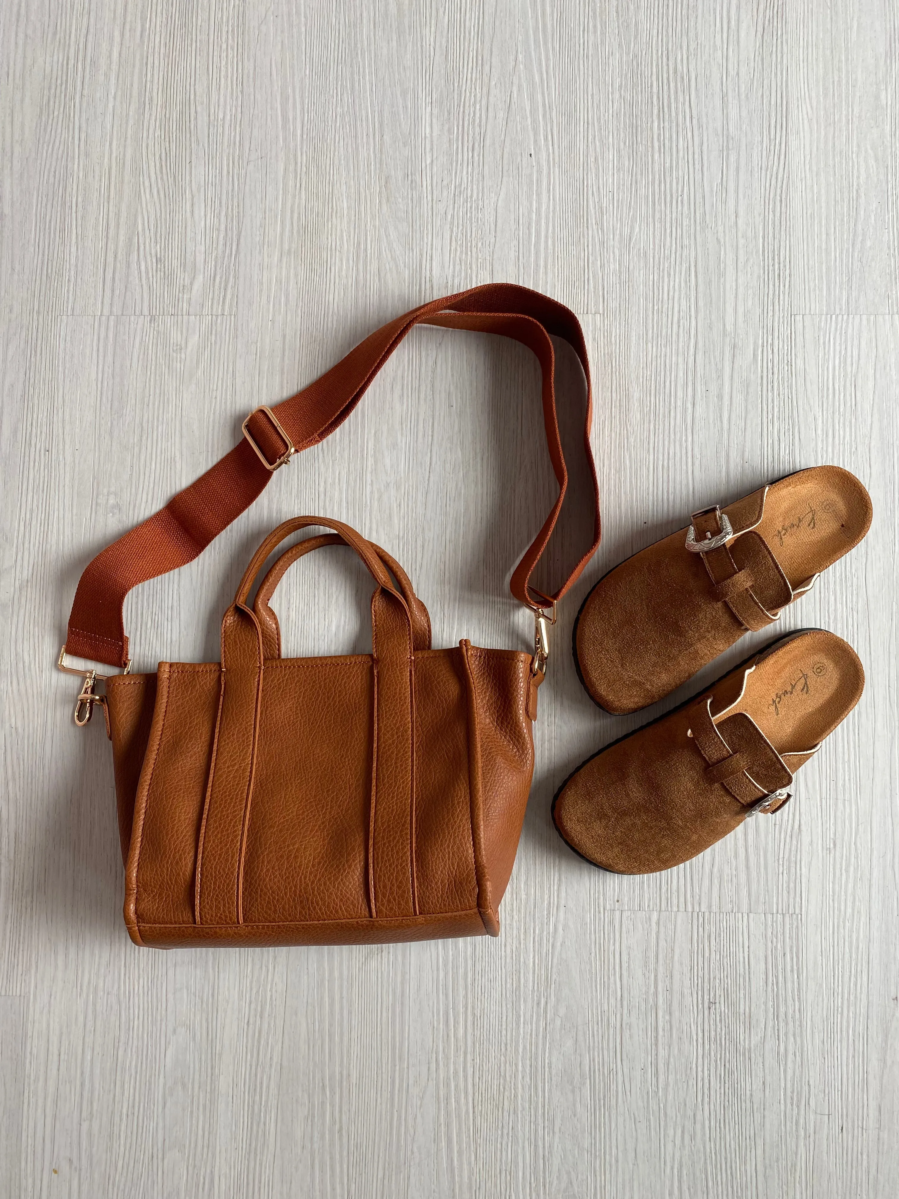 Mini Tote Bag - Tan