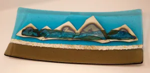Mountain Scape Plate