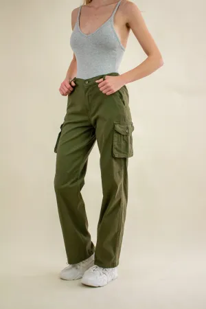 Natalia Cargo Pants Olive