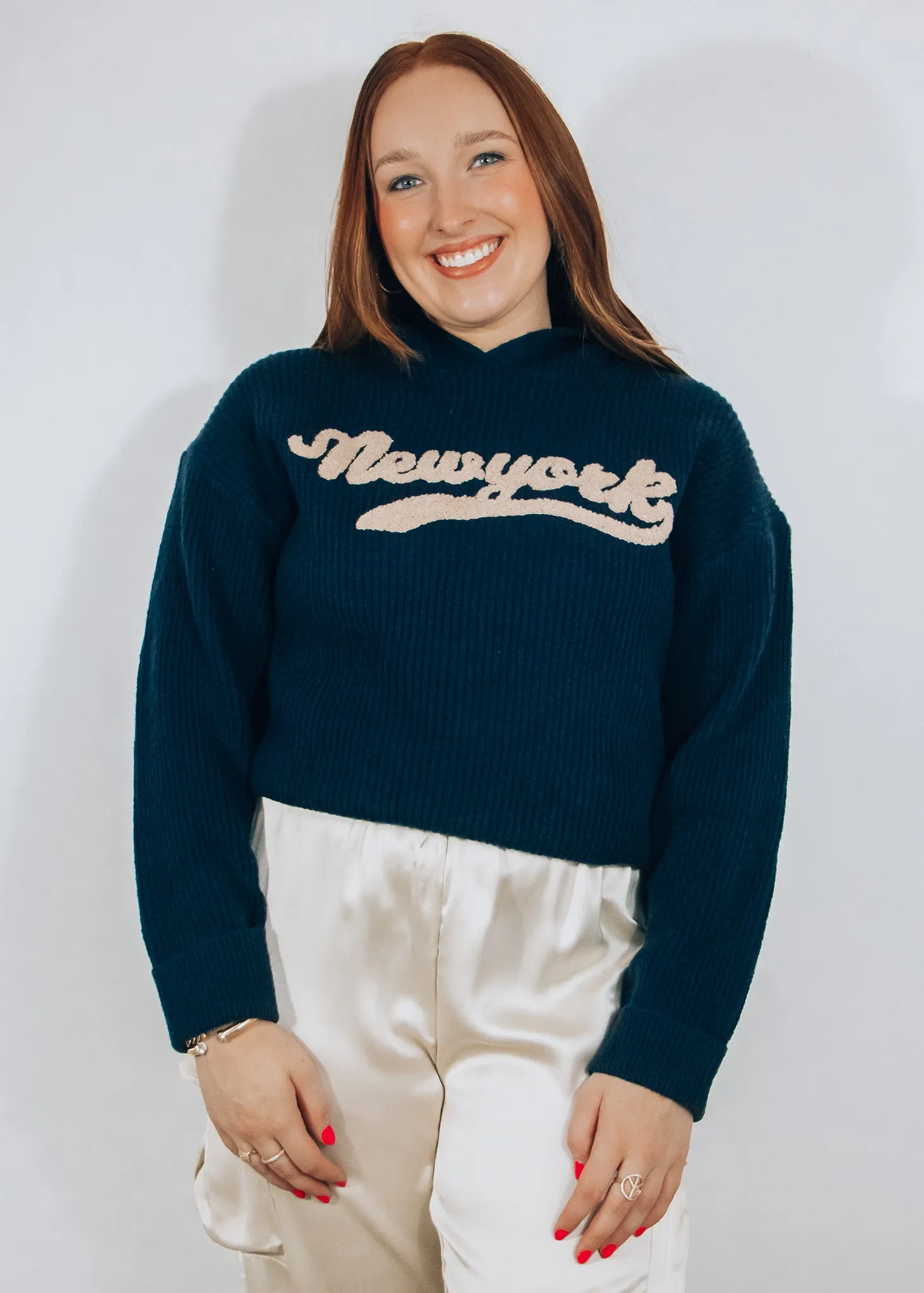 New York Navy Hoodie