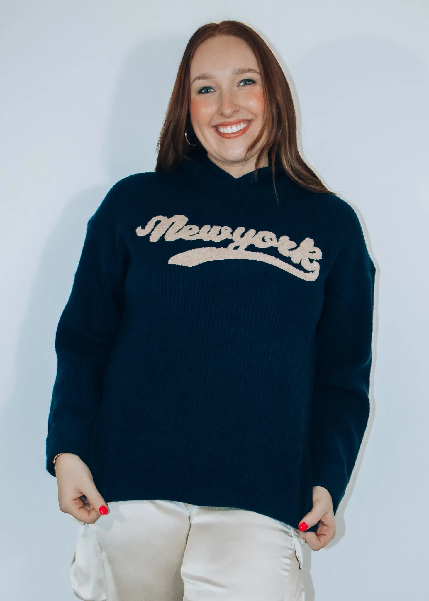 New York Navy Hoodie