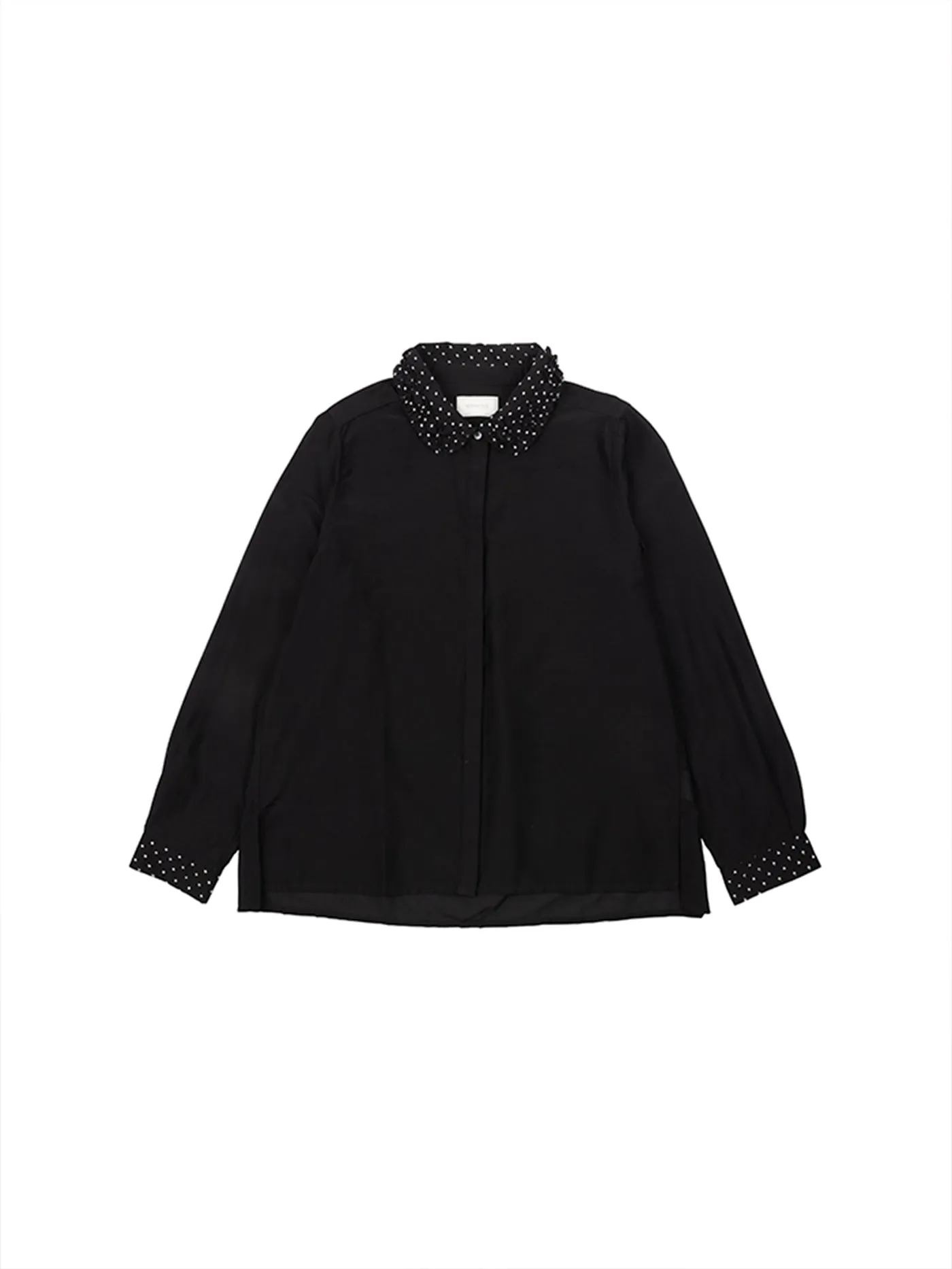 NORAH SUE Cotton Silk Frills Blouse