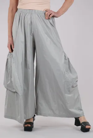 Nylon Big Pocket Pant, Titanium