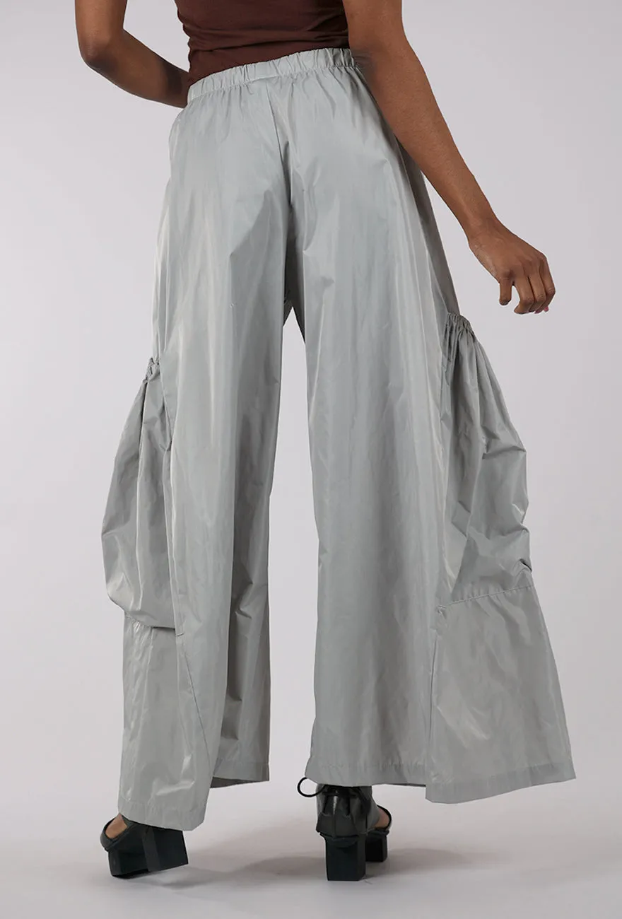 Nylon Big Pocket Pant, Titanium