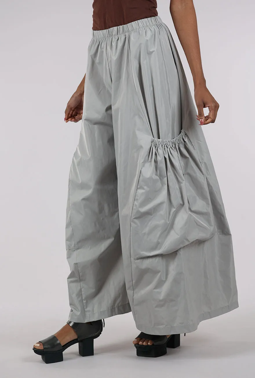 Nylon Big Pocket Pant, Titanium