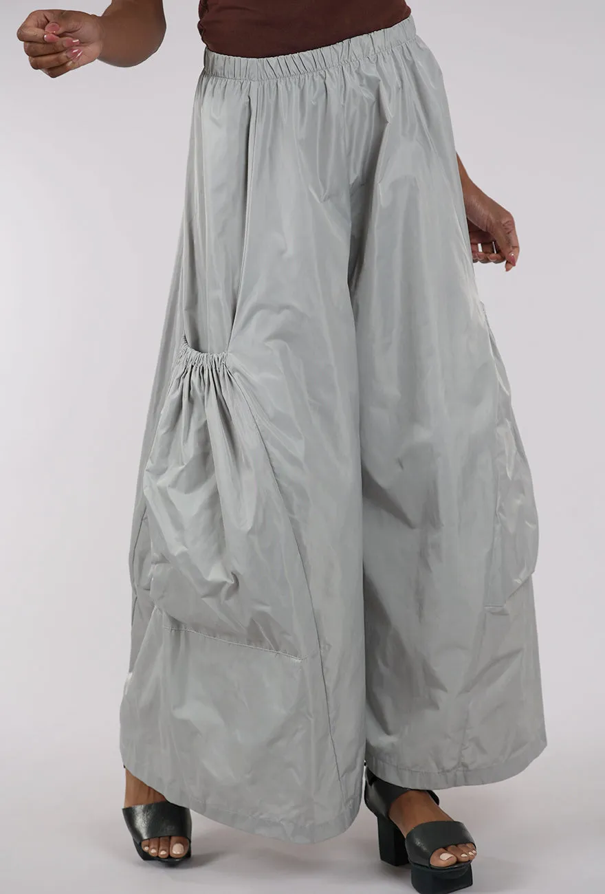Nylon Big Pocket Pant, Titanium
