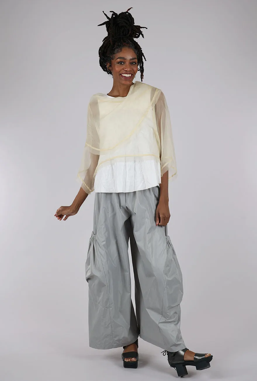 Nylon Big Pocket Pant, Titanium