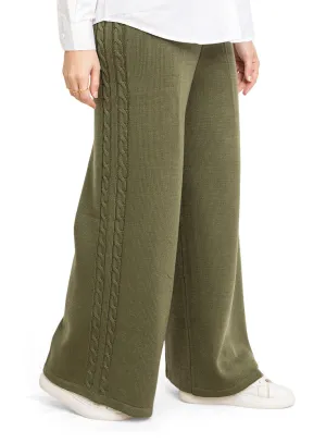 Olive Plexus Knit Pant