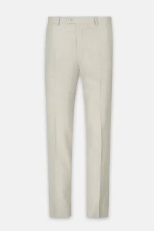 Patterned Light Beige Chino Classic pant