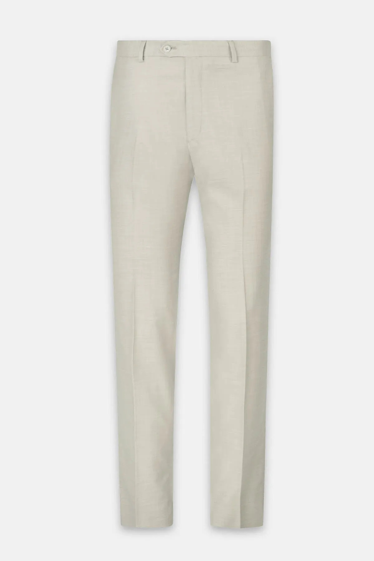 Patterned Light Beige Chino Classic pant