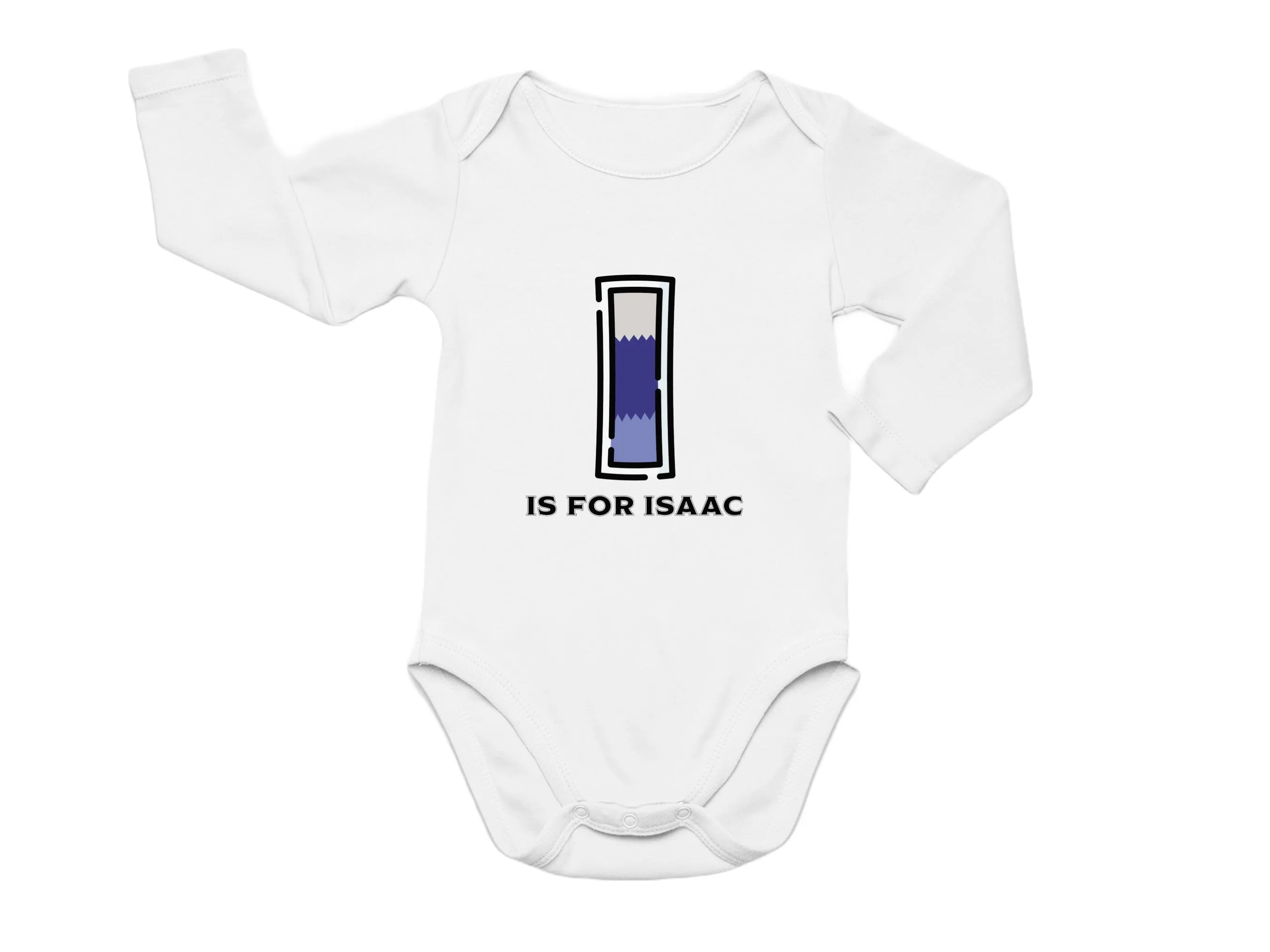 Personalized Kids Tshirt Gift For Toddler Girls with Initials I On Shirt