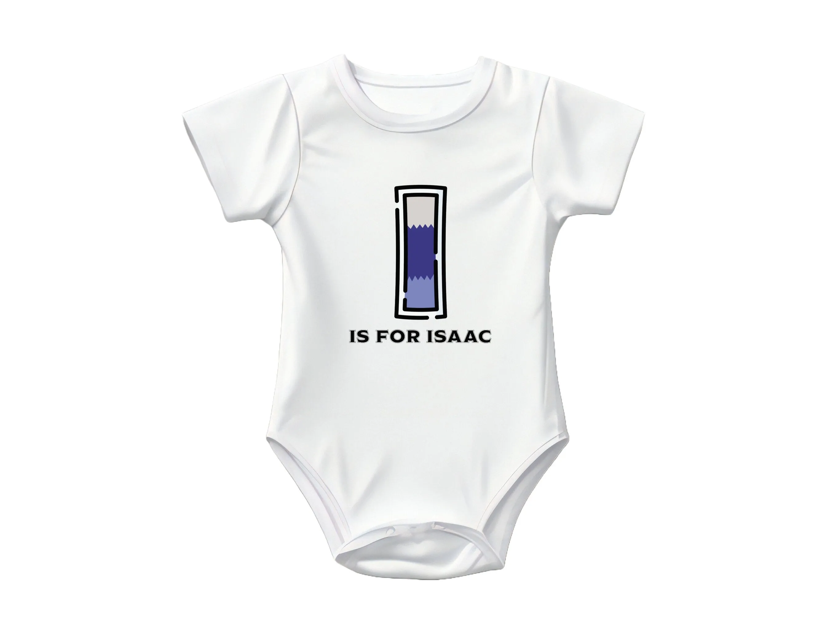 Personalized Kids Tshirt Gift For Toddler Girls with Initials I On Shirt