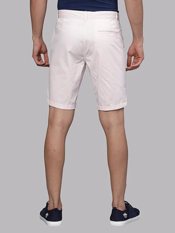 Pink Mist Fold Up Overdyed Chino Shorts