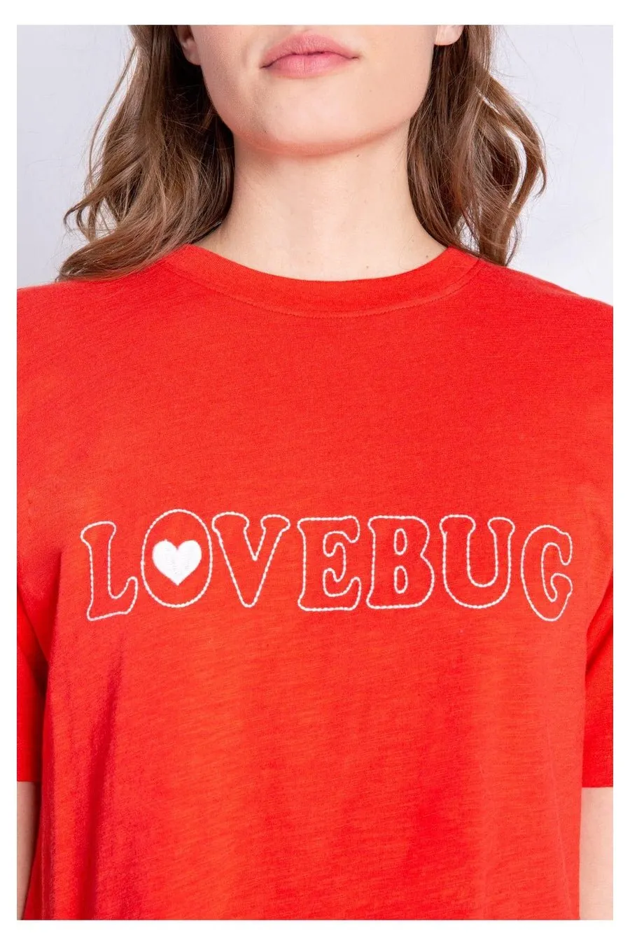 PJ Salvage Lovebug Red Cotton T-Shirt
