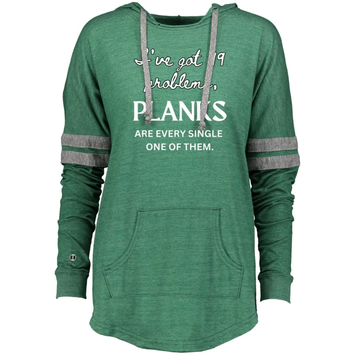 PLANK PROWESS  Ladies Hooded Low Key Pullover