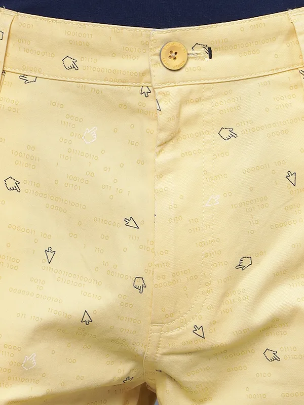 Pointer Lemon Drop Print Chino Shorts