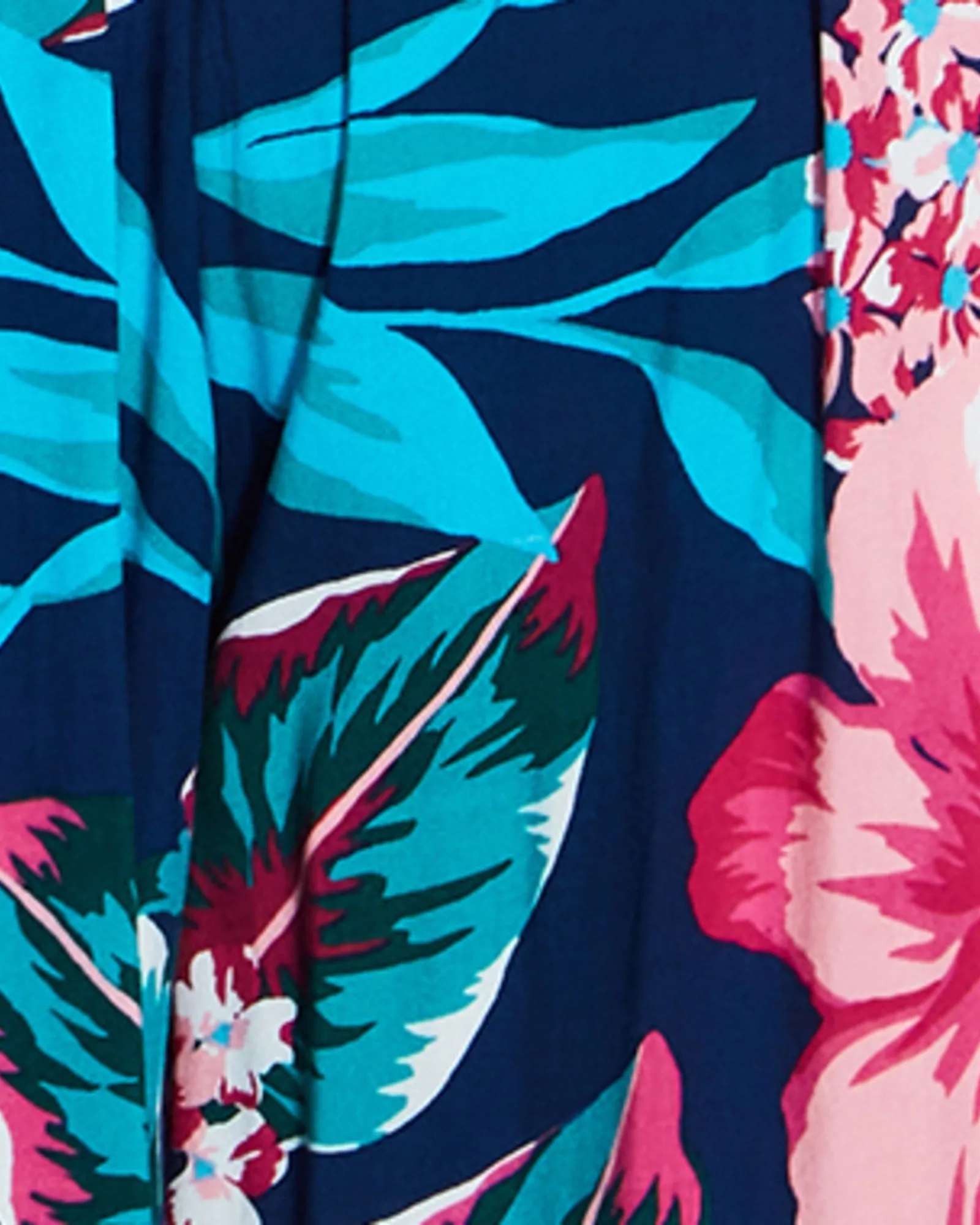 Renee Culotte Pants | Navy / Pink