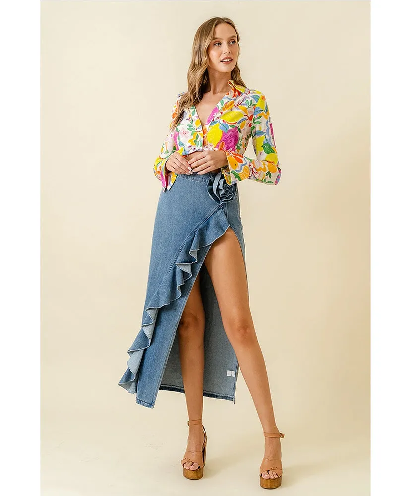 Resort Tropical Cropped Top