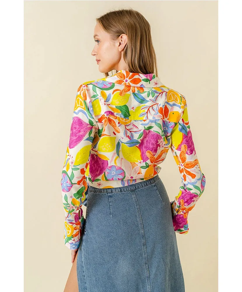 Resort Tropical Cropped Top