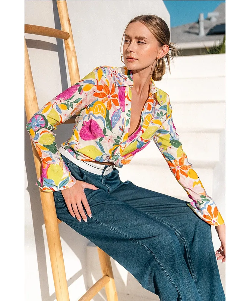 Resort Tropical Cropped Top