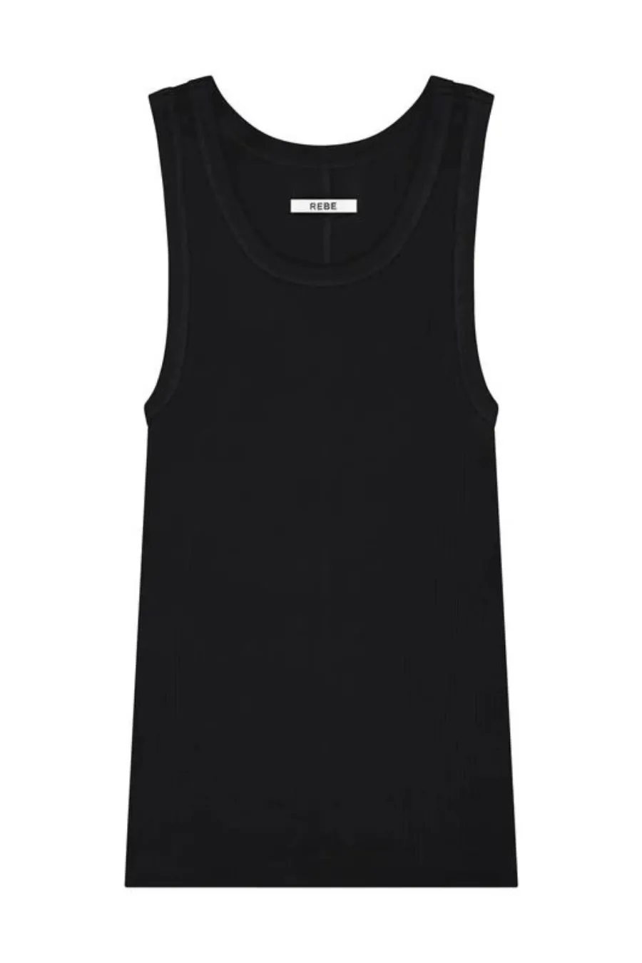 Ribbed Tank Top Black