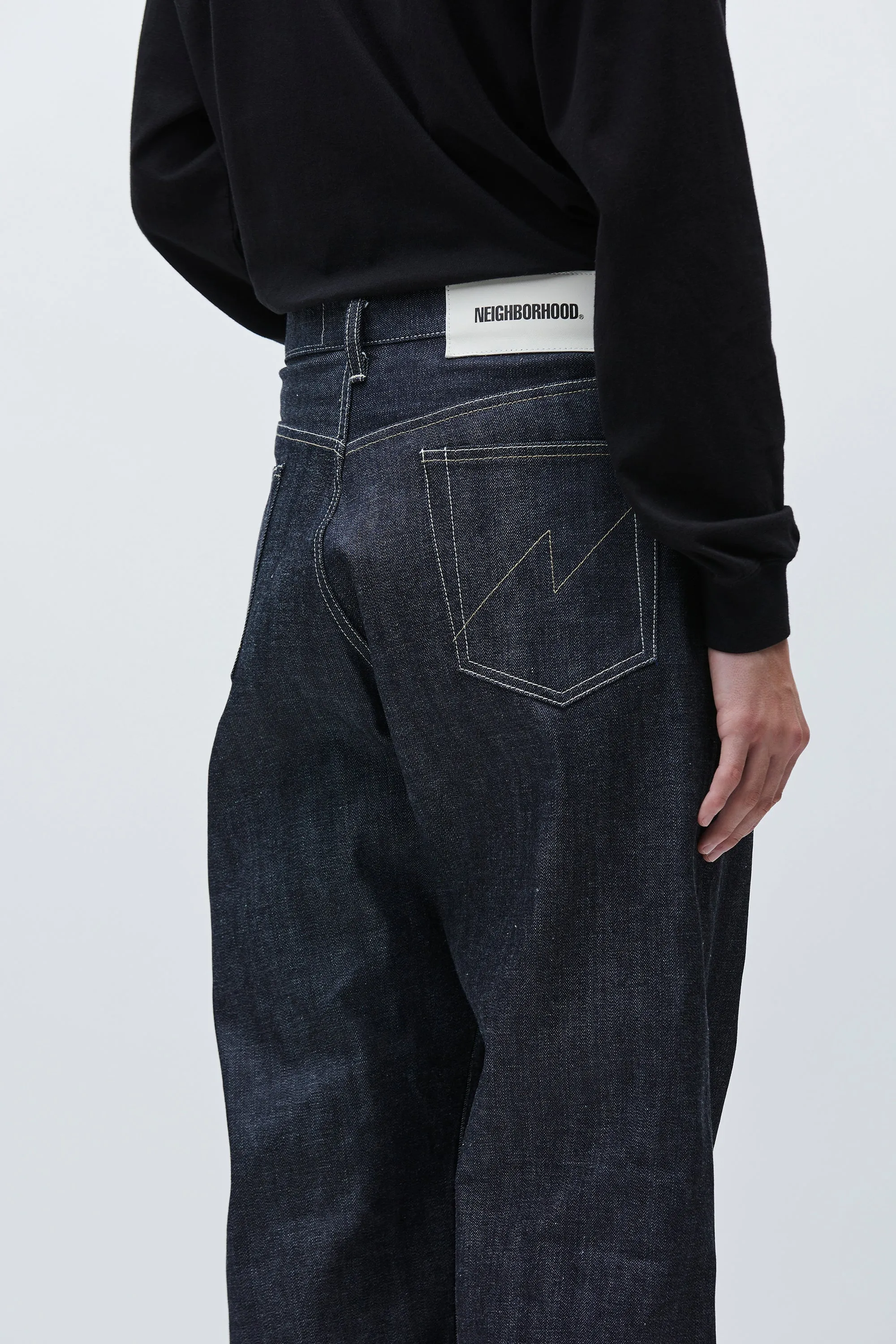 RIGID DENIM DP / WIDE PANTS INDIGO