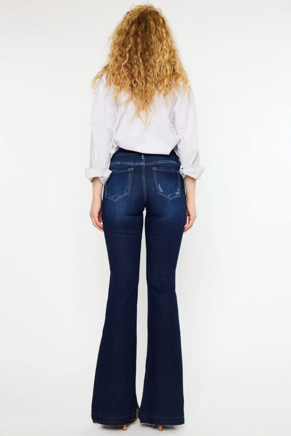 Robin Mid Rise Slim Flare Jeans