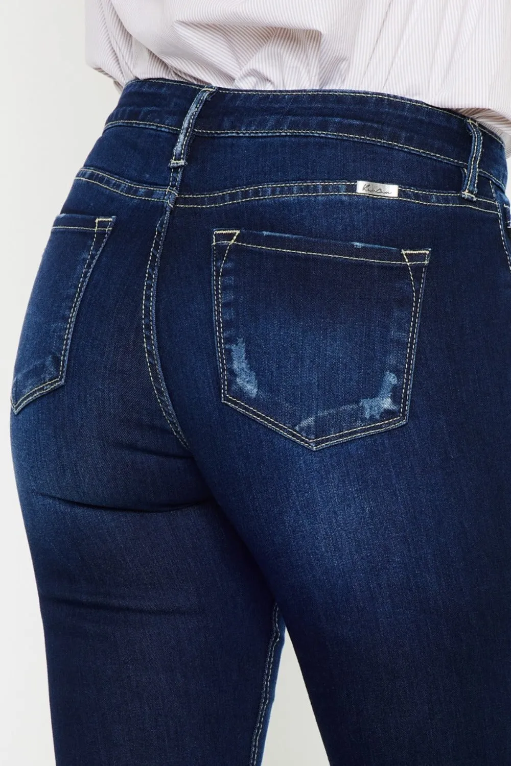 Robin Mid Rise Slim Flare Jeans